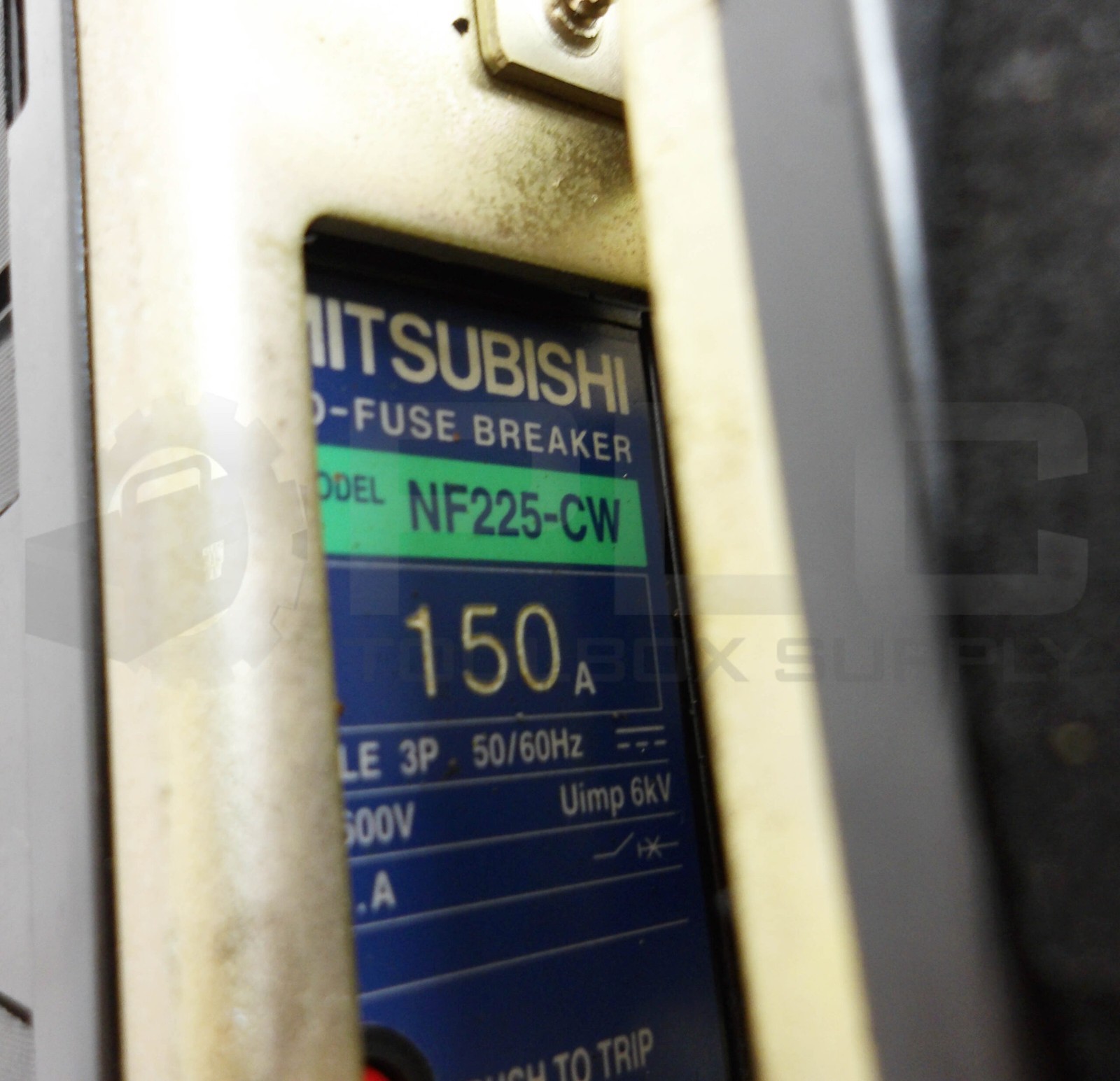 MITSUBISHI NF225-CW NO FUSE BREAKER 150A 3P 600V