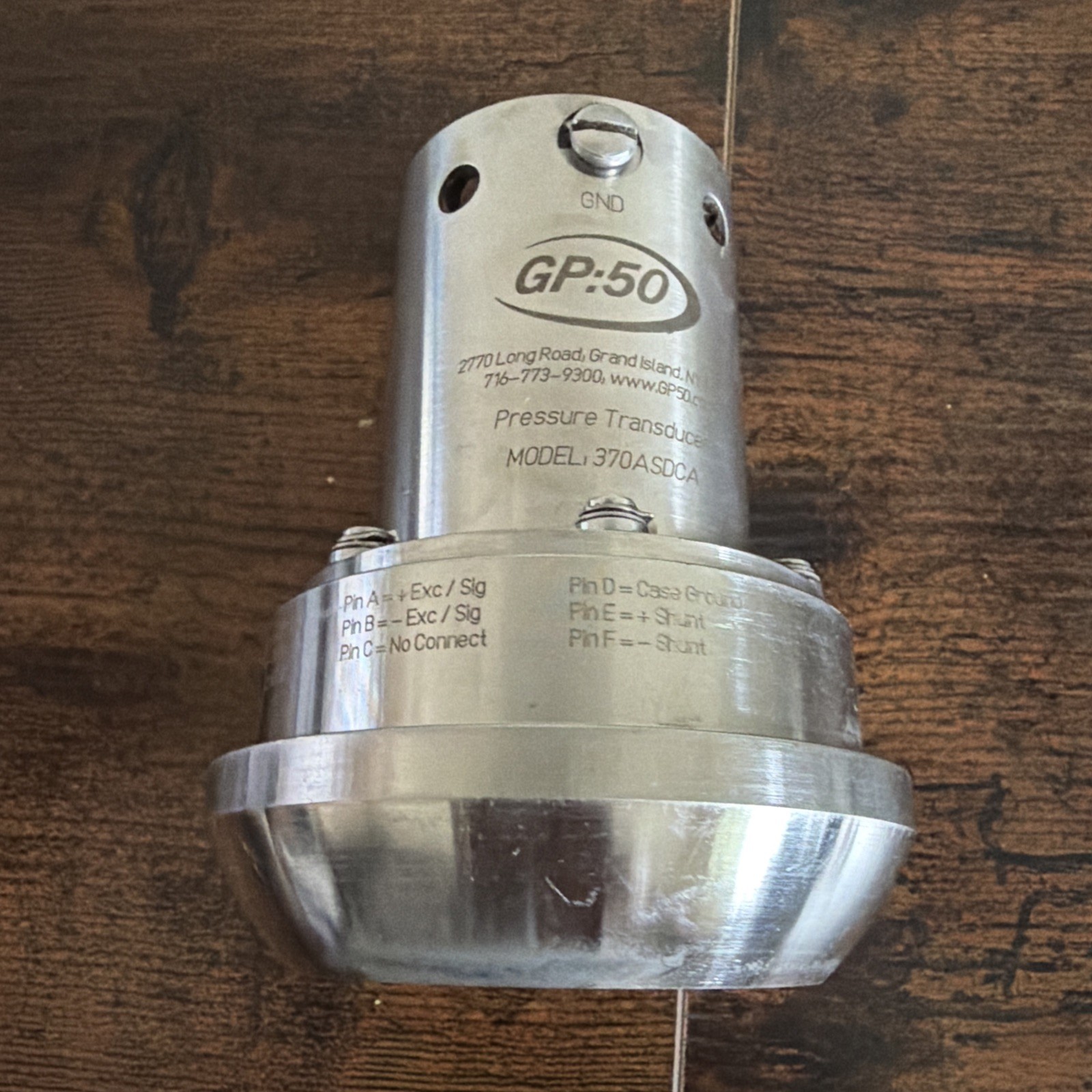 GP:50 Weco MODEL 370ASDCA Hammer Union Pressure Transducer Transmitter