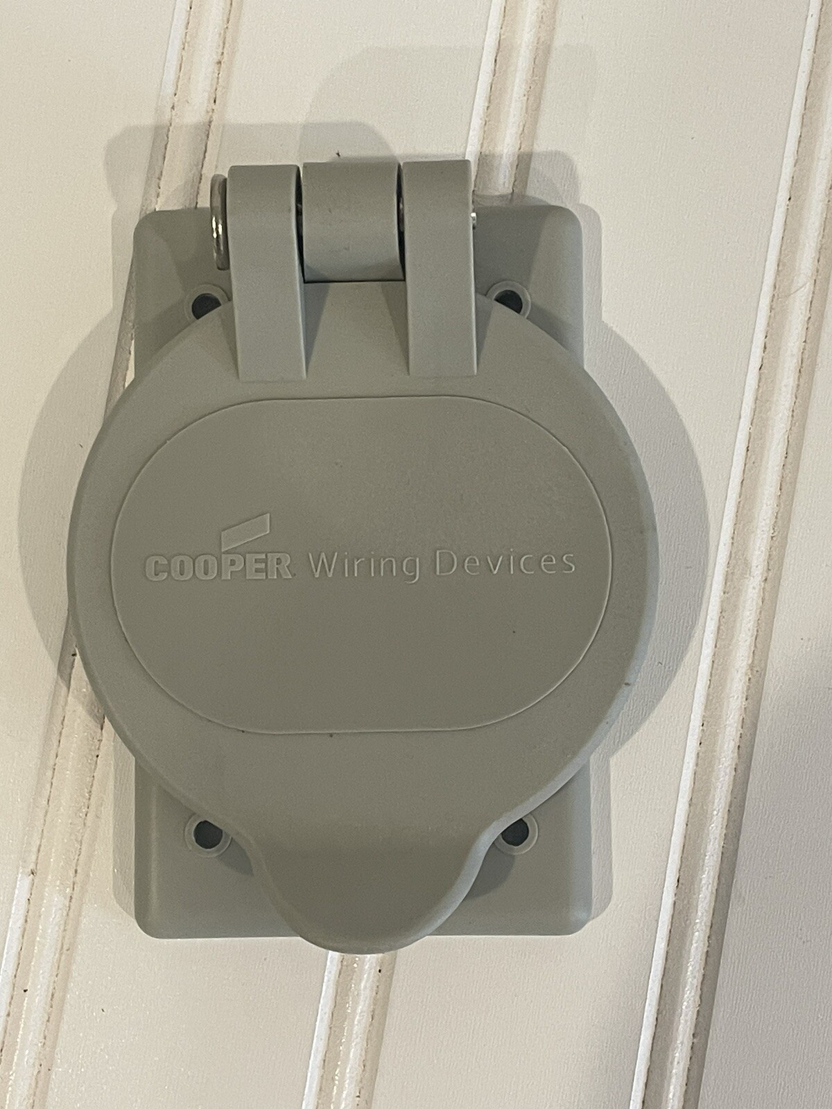 COOPER WP2 weatherproof 1 Gamg Cover for 20A/30A Flamged inlets & outlets – New