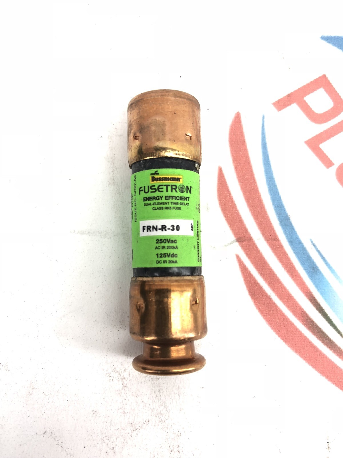 COOPER BUSSMANN FUSETRON FRN-R-30 CLASS RK5 FUSE