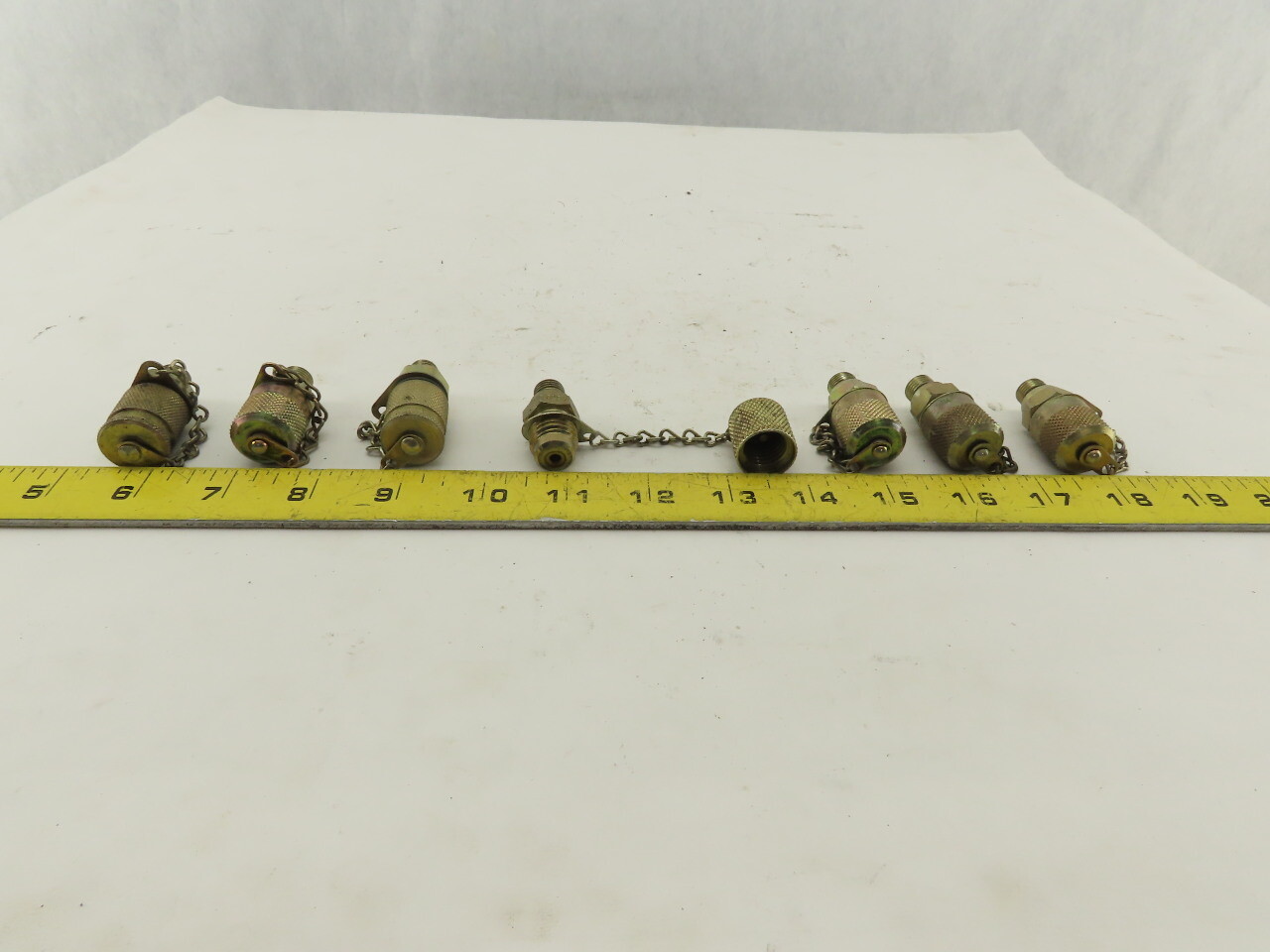 EMA3/7/16-20UNF Diagnostic Fitting Test Point Port W/Cap Lot of 7