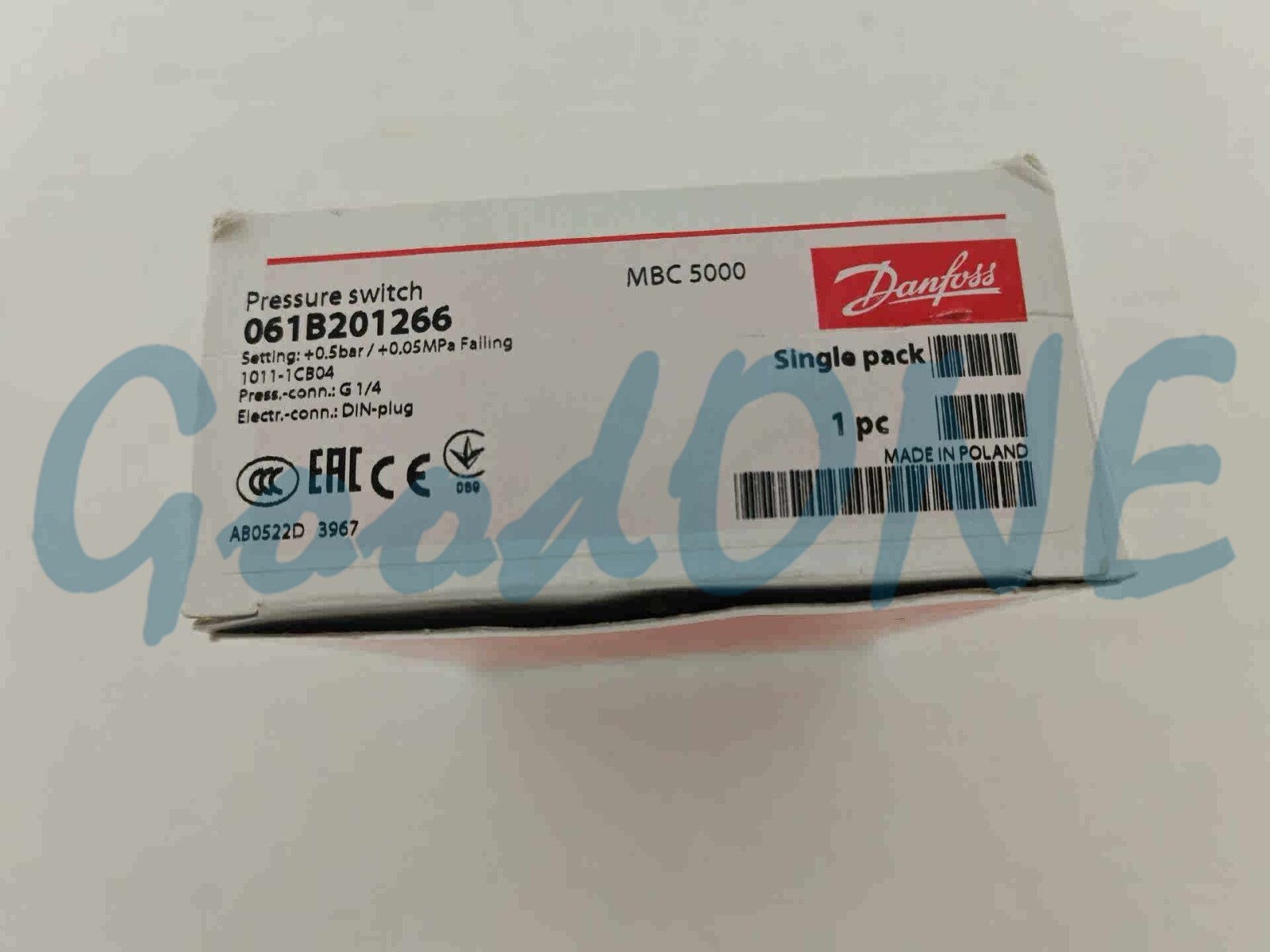 1PC New 1PC Danfoss MBC 5000 061B201266 Pressure Switch