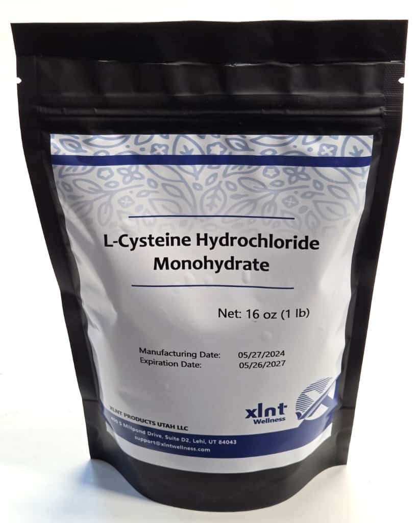 Xlnt Wellness L-Cysteine Hydrochloride Monohydrate, 16 Ounce/1 Pound
