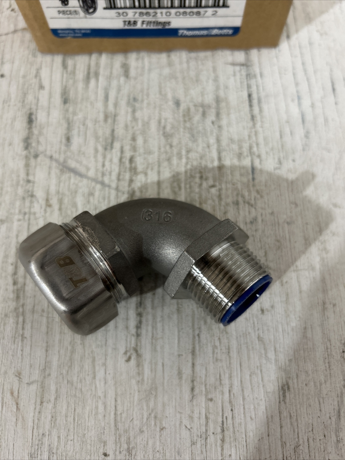 T&B 5353SST6 3/4″ 90 Deg 316 Stainless Steel Liquidtight Fitting (SP154)
