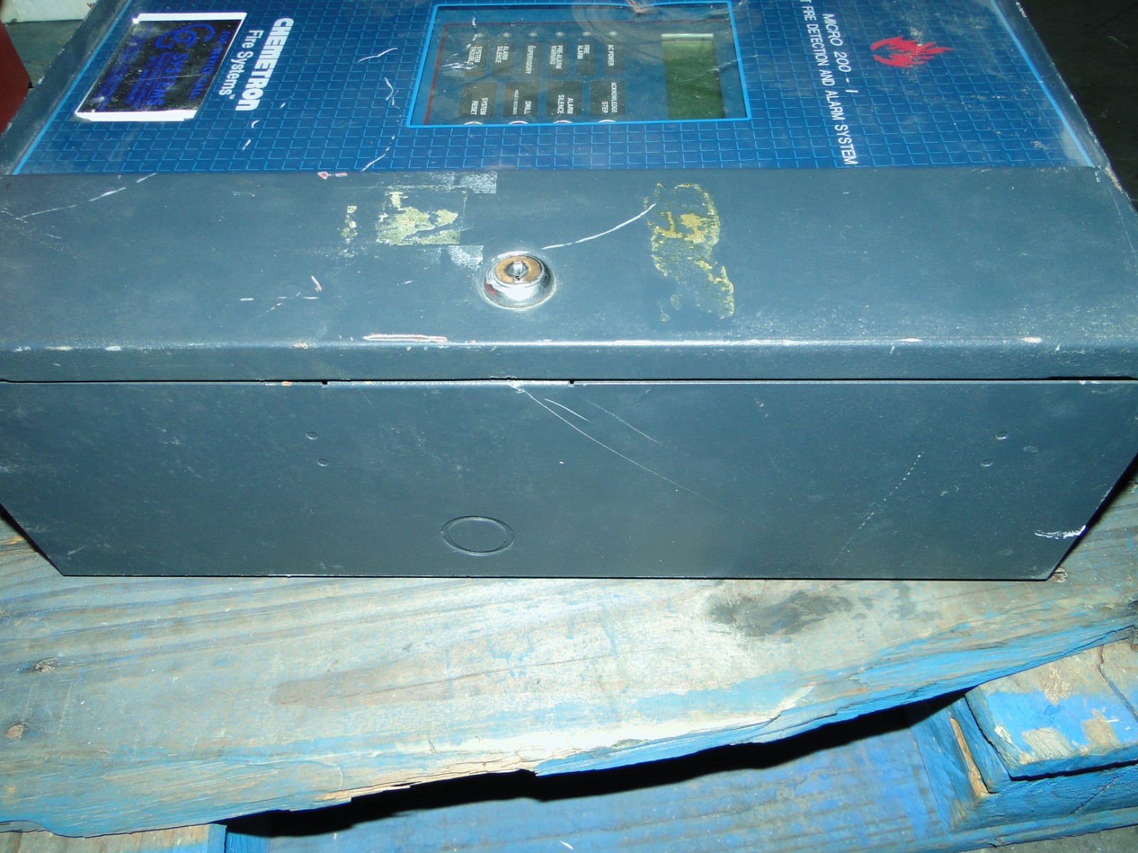 Chemetron Micro 200-I Intelligent Fire Detection and Alarm System Untested READ