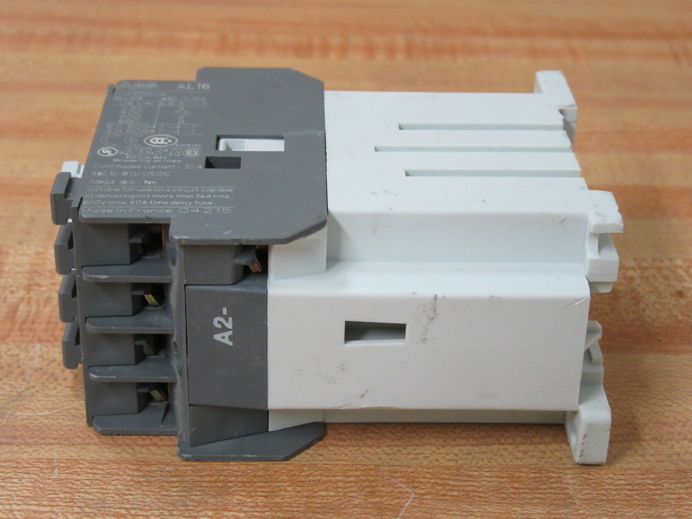 ABB AL16-40-00 Contactor AL16-40-00-81 W/O DIN Clip