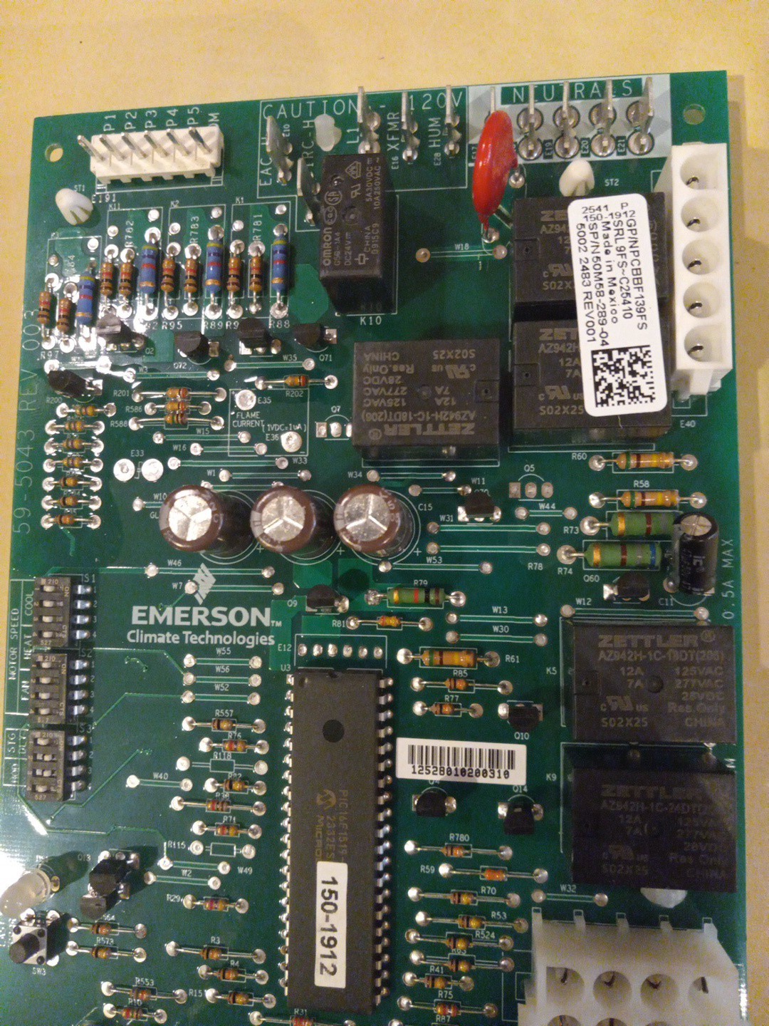 Goodman 50M58-289-02 OEM Control Board PCBBF139FS, FREE SHIPPING!