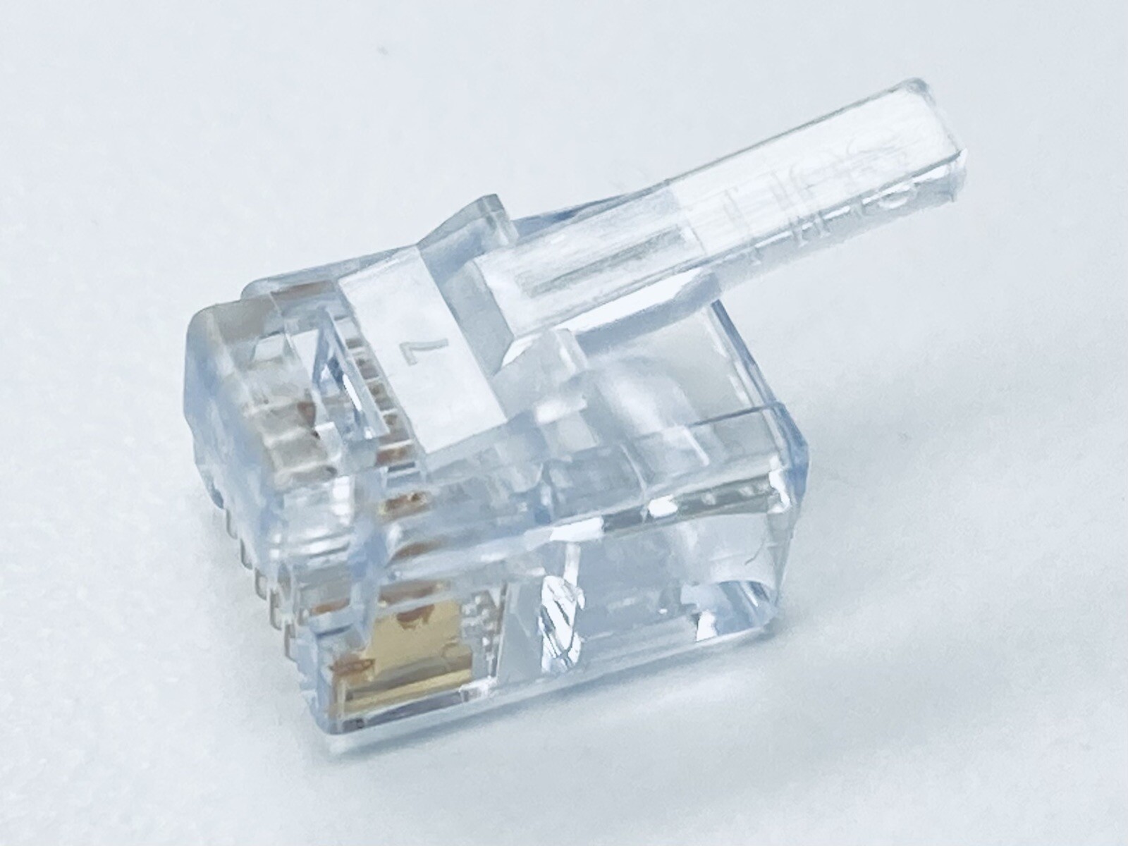 PACK OF 500 UNUSED PLATINUM TOOLS 105005LT EZ-RJ12/11 LONG TAB CONNECTORS