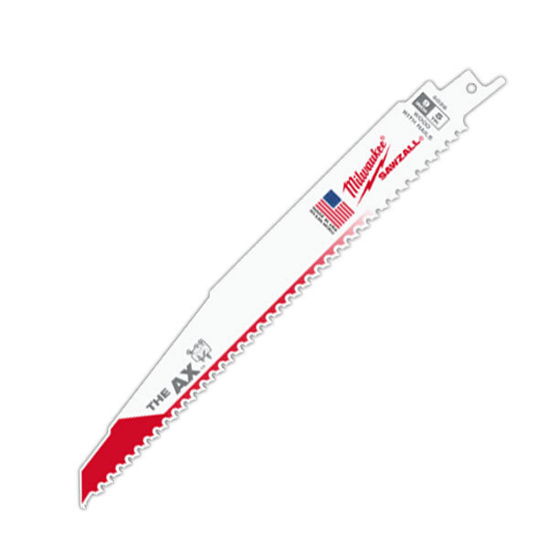 Milwaukee 48-00-5026 9 5TPI SUPER SAWZALL AX DEMOLITION BLADE