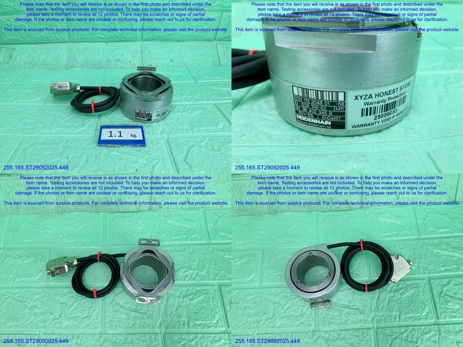 HEIDENHAIN ECN 113 2048 01-58 Rotary Encoder as in photos, sn:9053, DHL