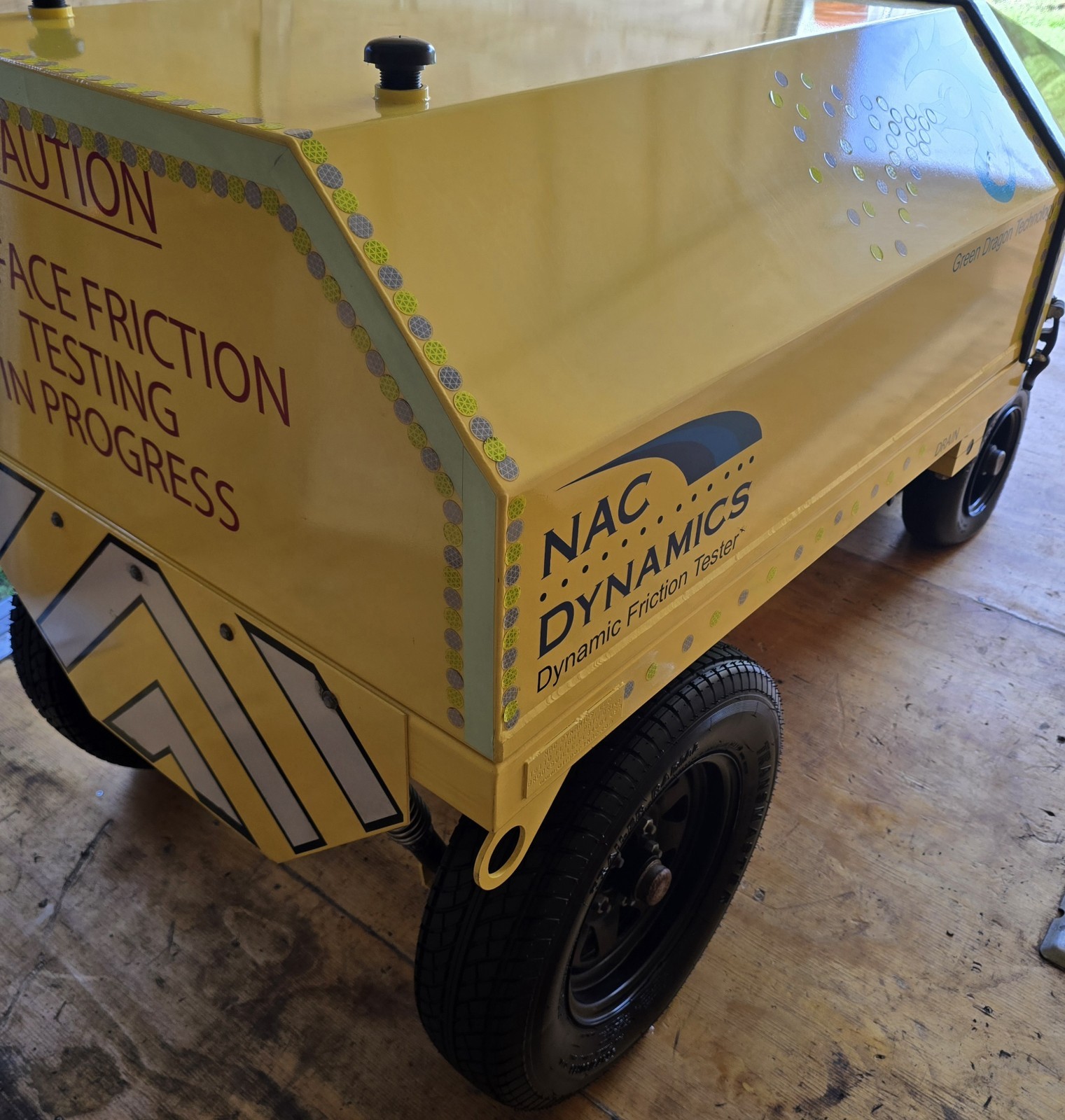 NAC 1000 Rev E Dynamic Friction Tester Airport Runways Ground Support Private