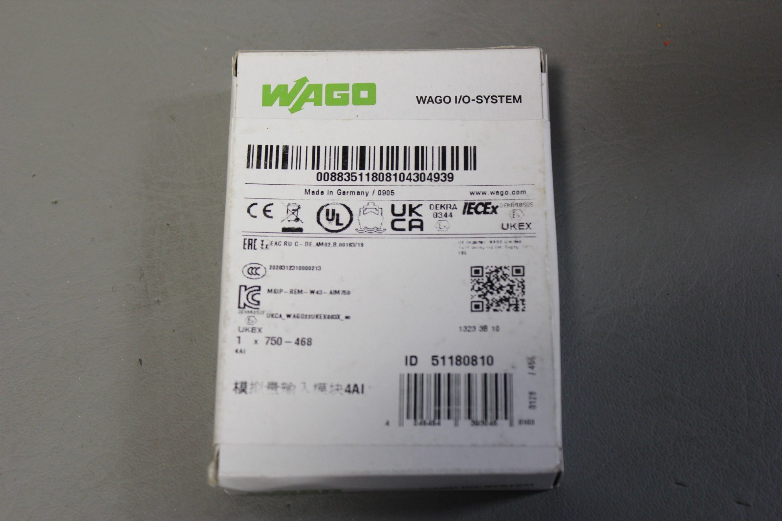 NEW WAGO I/O MODULE 750-468