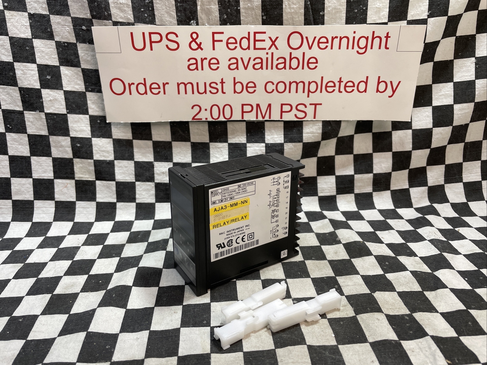 RKC CB400, TEMPERATURE CONTROLLER, AJA3-MM-NN, AJA3MMNN, SHIPSAMEDAY#1221P12