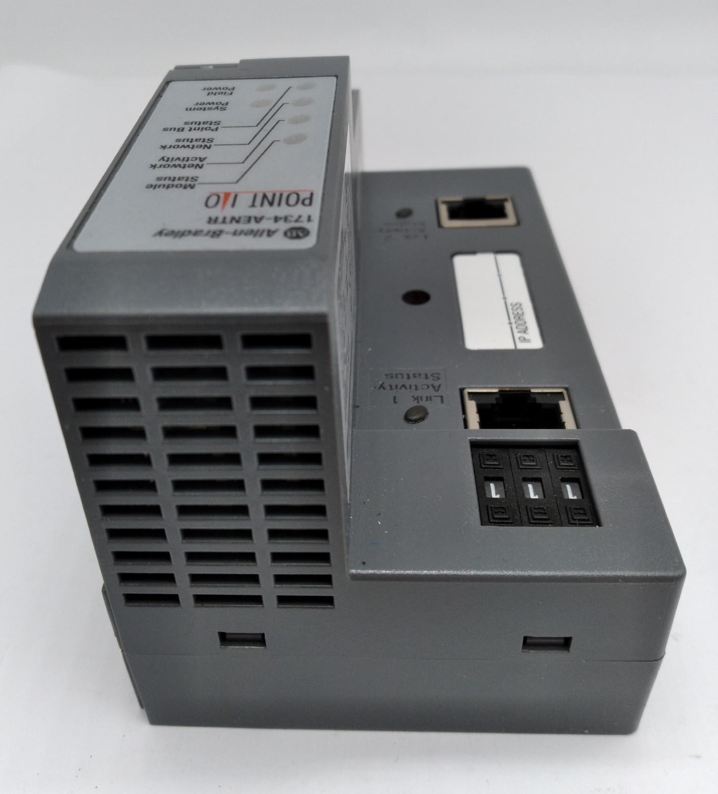 ALLEN BRADLEY 1734-AENTR POINT I/O ETHERNET IP ADAPTER 24VDC SER B