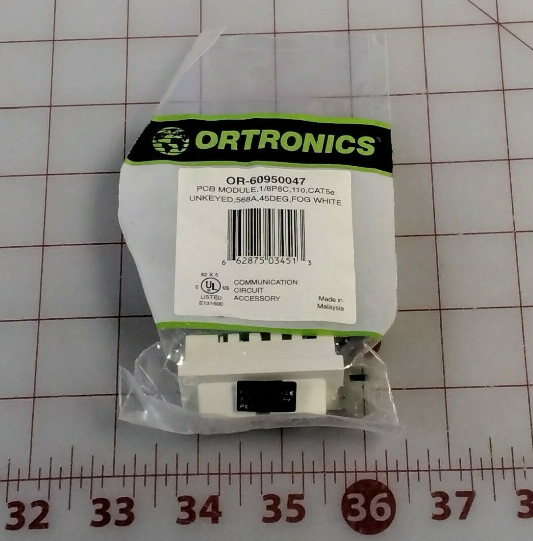 ORTRONICS OR609-50047 PCB MODULE CAT 5 UNKEYED 1/8 P8C (Lot of 20)