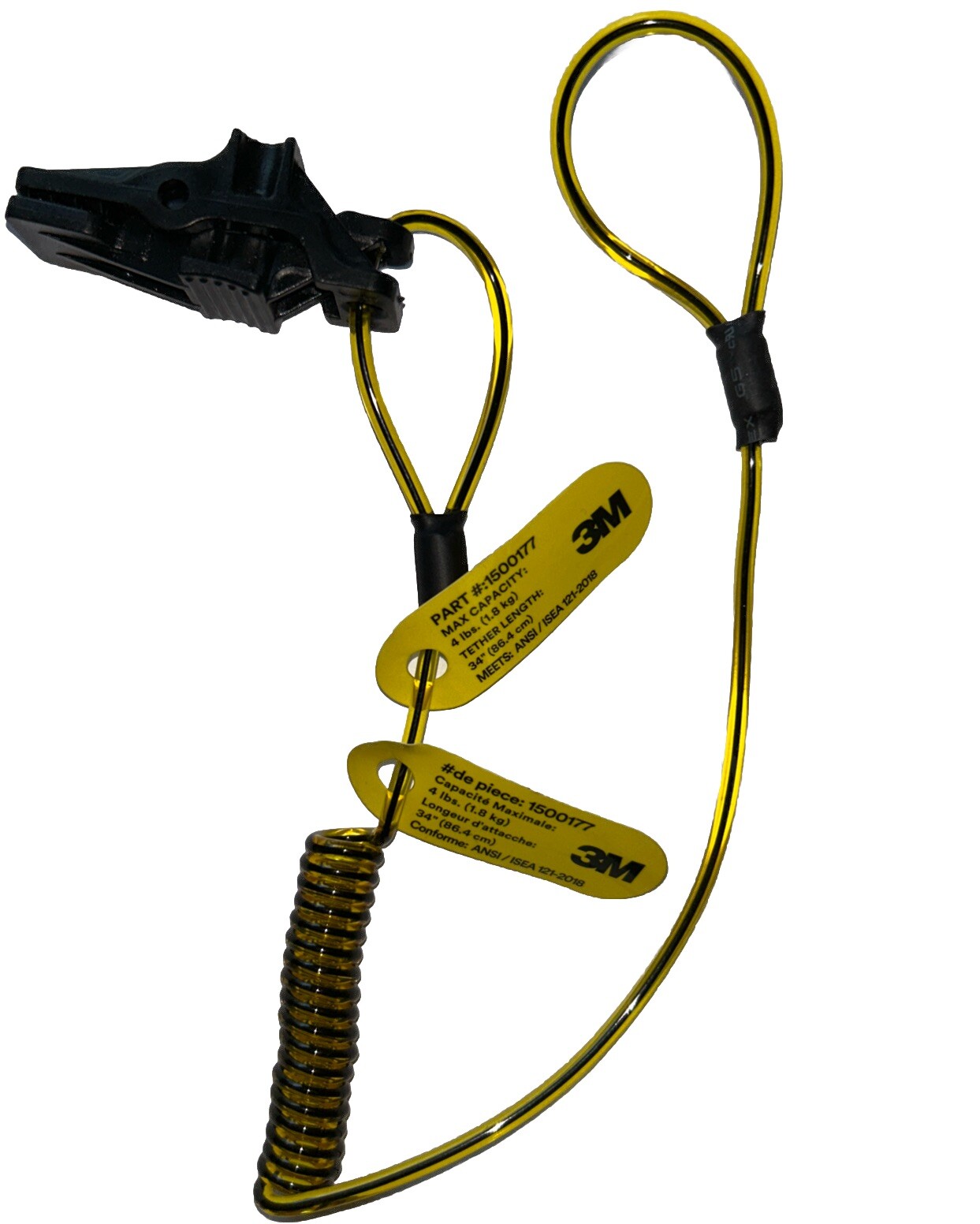 3M DBI SALA Hard Hat Lanyard Coil Tether 1500177