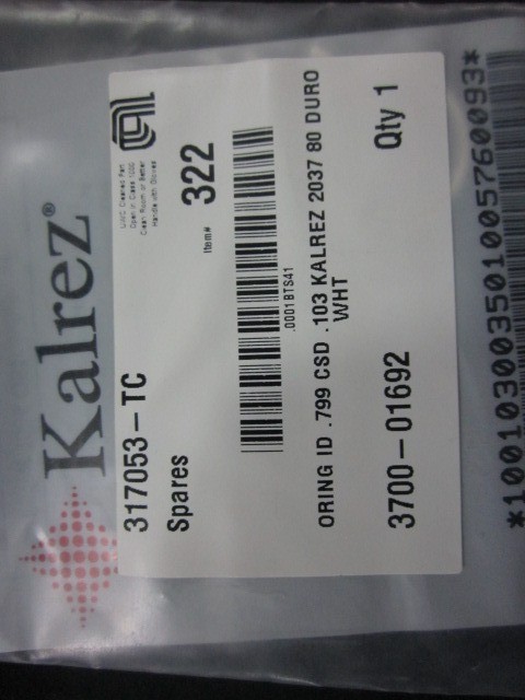 Applied Materials AMAT 3700-01692 O-Ring ID 799 CSD 103 KALREZ 2037