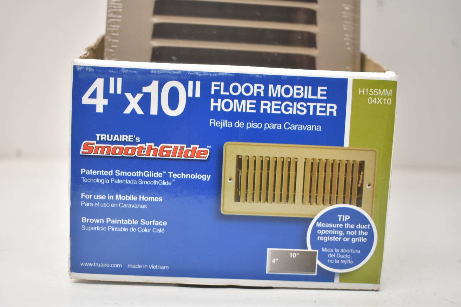 Everbilt 4 in. x 10 in. Brown Mobile Home Floor Diffuser, E155MM 04X10 Lot of 6