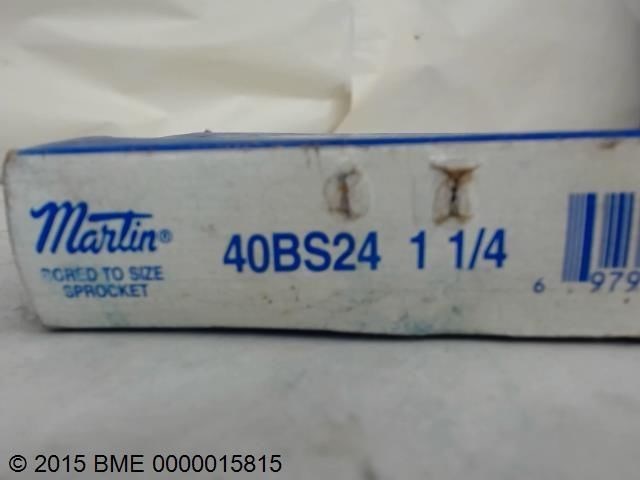 Martin 40Bs24, 1-1/4″ Sprocket, 40 Chain, 24 Teeth