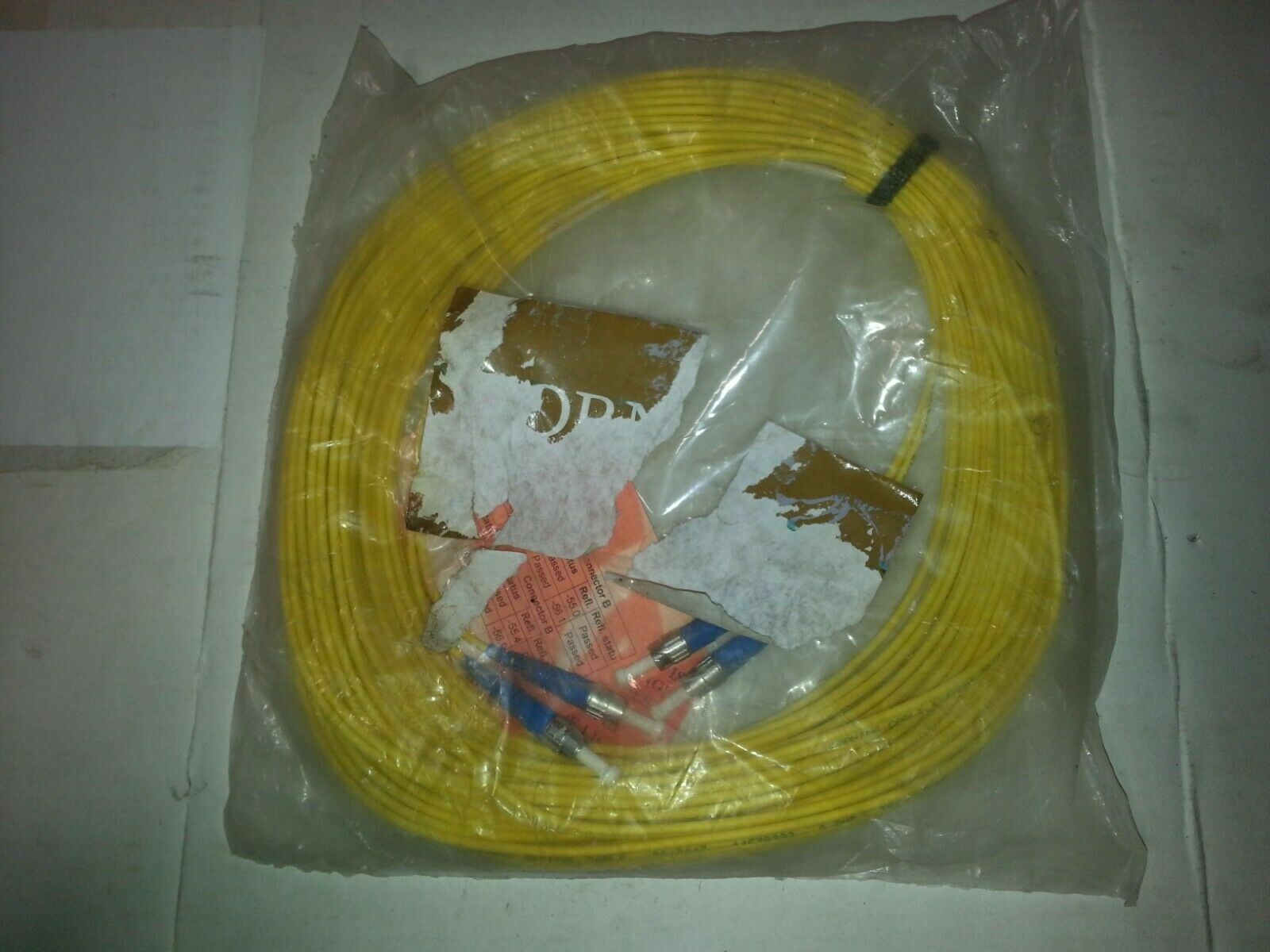 BIDIRECTIONAL 47817-1-1 1310NM FIBER OPTIC CABLE BLUE CONNECTORS
