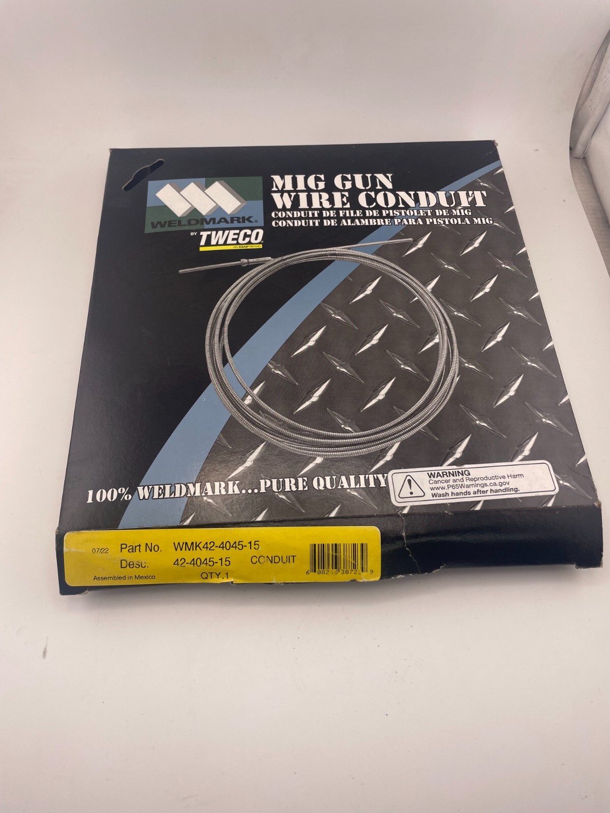 NEW Weldmark Tweco WMK42-4045-15 Wire Conduit *FREE SHIPPING*