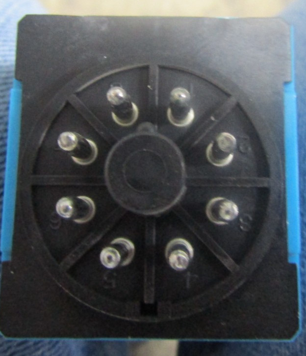 😍IDEC ELECTRIC TIMER RTE-P12 WITH SR2P-6 RELAY SOCKET BASE 8PIN 2P 10A