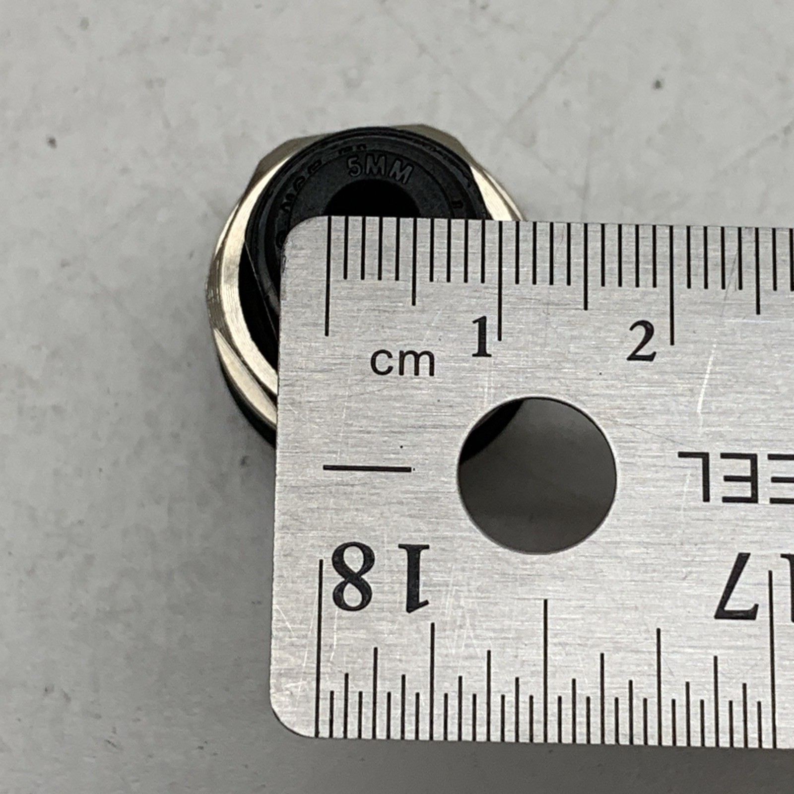 (2pcs) John Guest PM1205E Union Connector for 5mm OD Tube Through Bulkhead/Wall