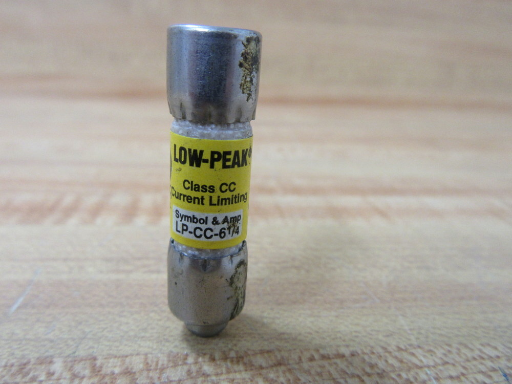 Bussmann LP-CC-6-1/4 Cooper Low-Peak Fuse LPCC614 (Pack of 7)