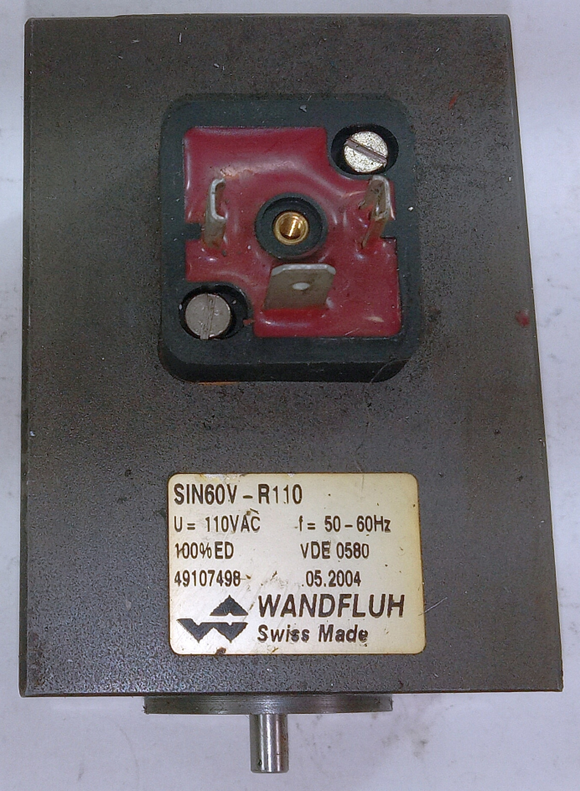 1 NEW WANDFLUH SIN60V-R110 SWITCHING SOLENOID NNB ***MAKE OFFER***