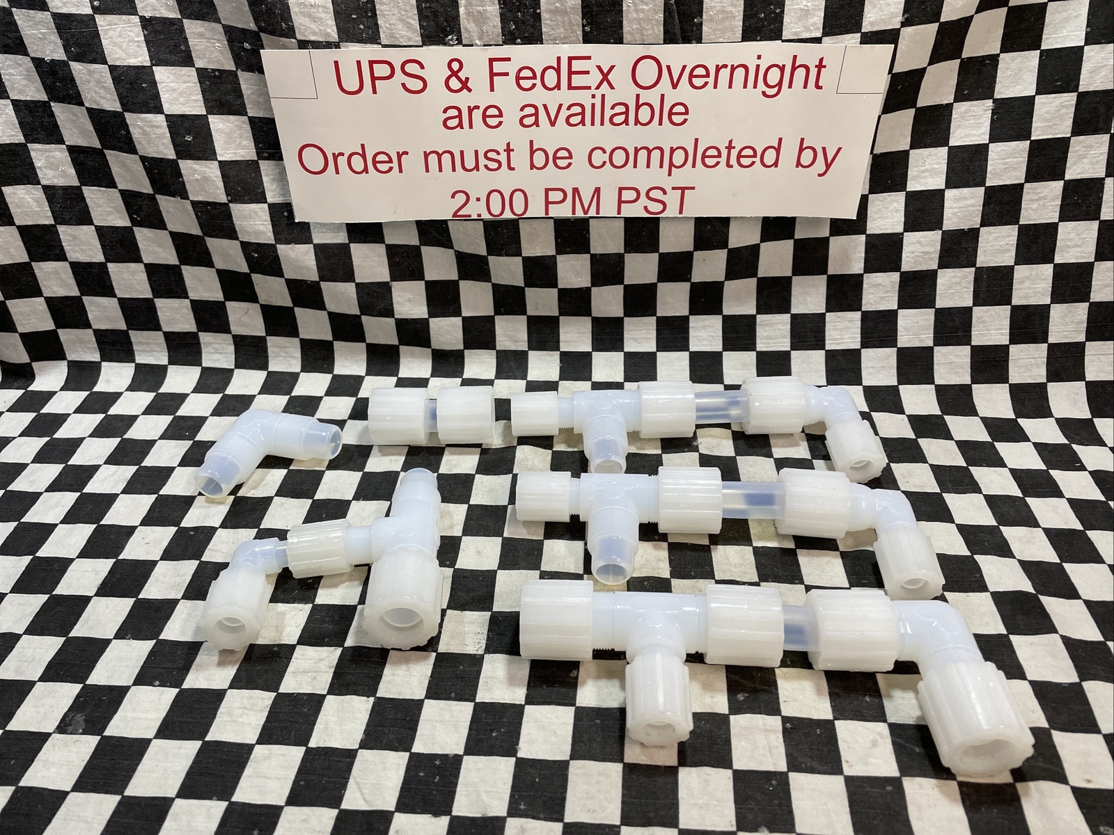 Entegris Flaretek PFA ELBOW TEE UNION 1/2″ & 3/4″, BIG LOT, SHIPSAMEDAY#137GT