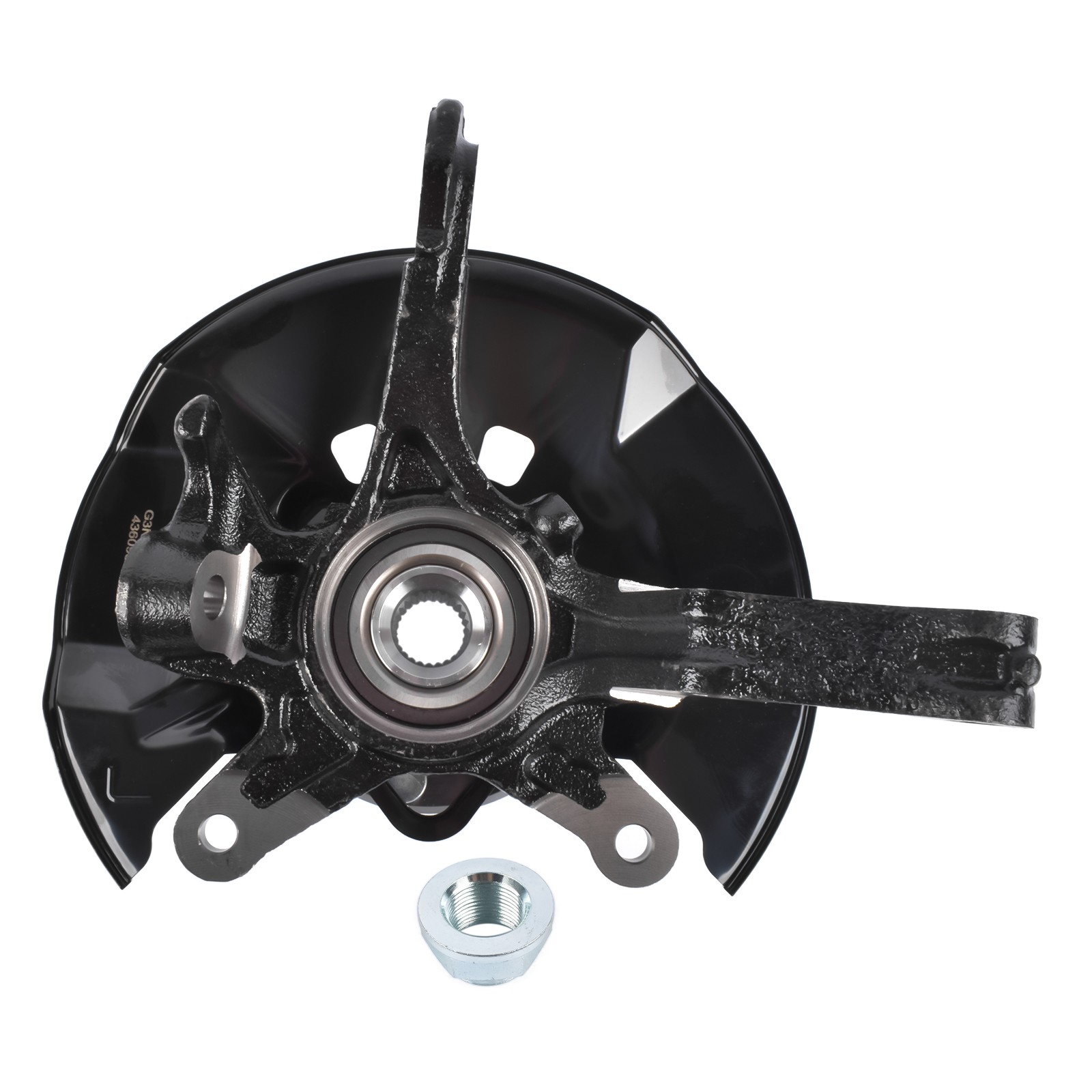 Front Left Steering Knuckle & Hub Bearing Assy for 2012 Honda Civic 1.5L/1.8L