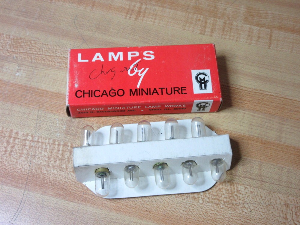 Chicago Miniature NE51 B1A Miniature Lamp Bulbs (Pack of 10)