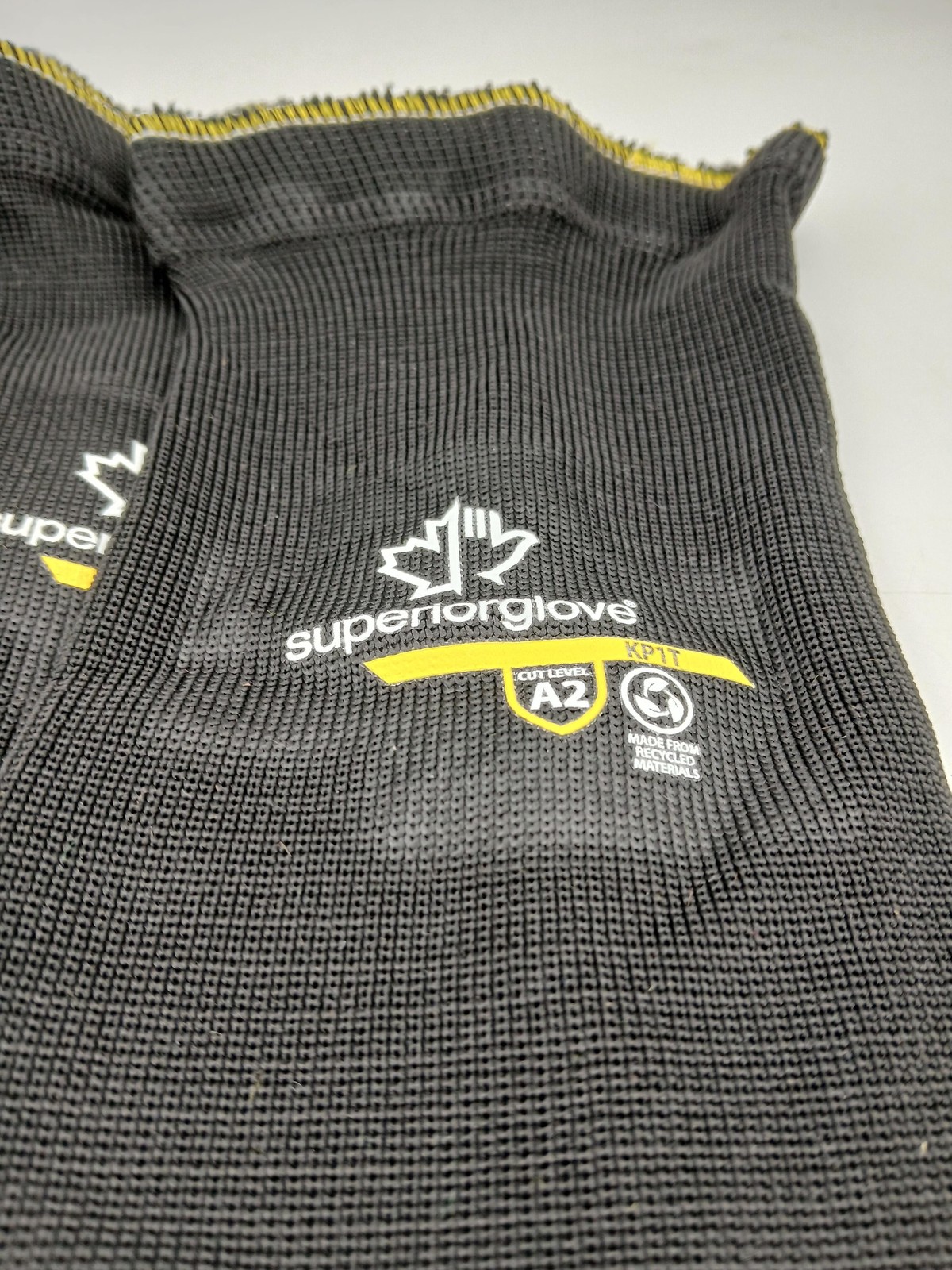 Superior Glove KP1T Cut A2 Arm Sleeves 5 Left 4 Right Thumb Hole Black Lot of 9