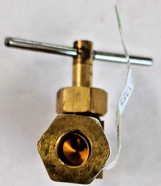 6PK Brass Needle Valves Compression 1/4″ Tube 1 Farrell+Nut Missing