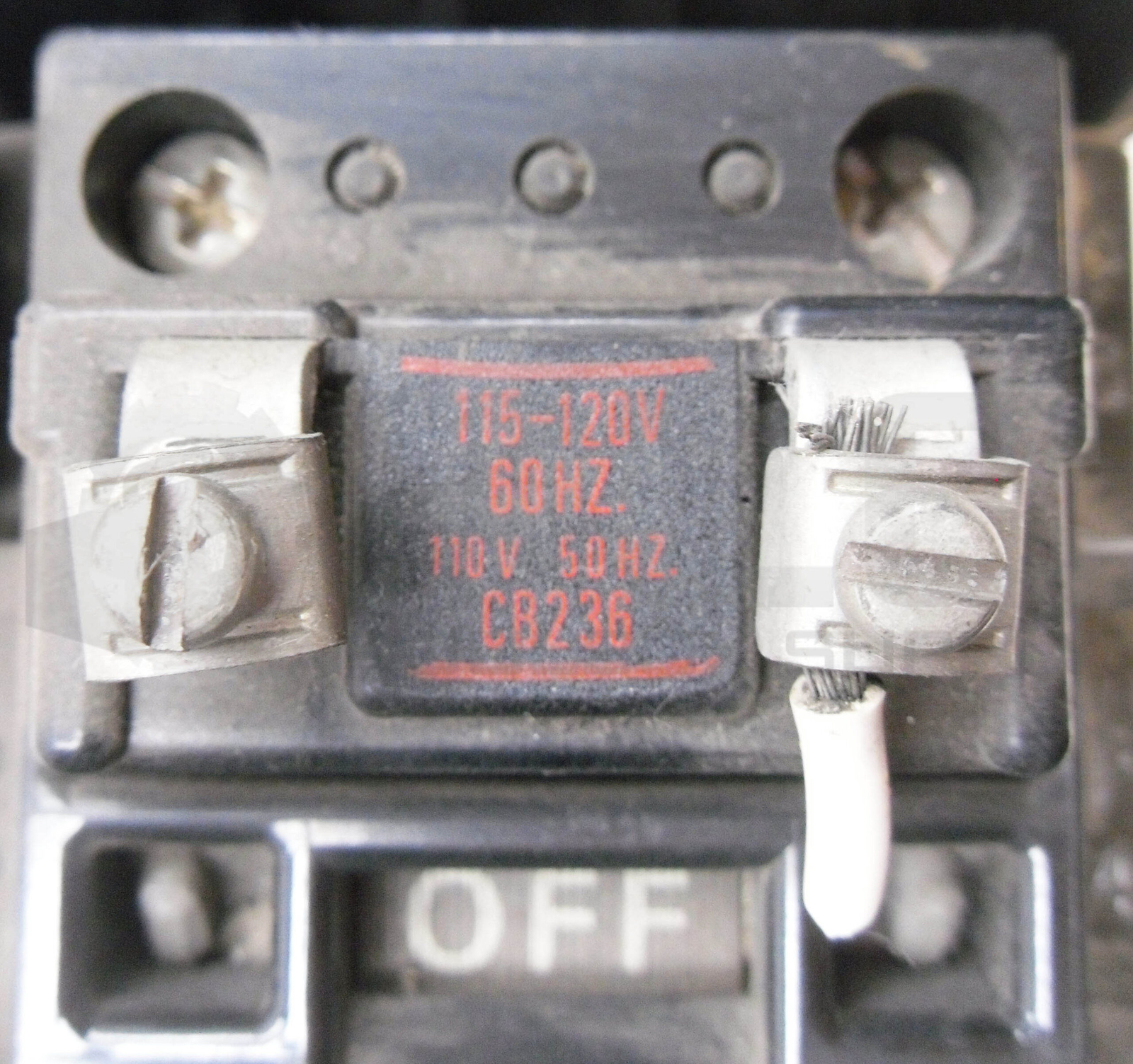 ALLEN BRADLEY 107753 DC CONTACTOR W/ CB236 COIL W/ 40495-458-04 CONTACT