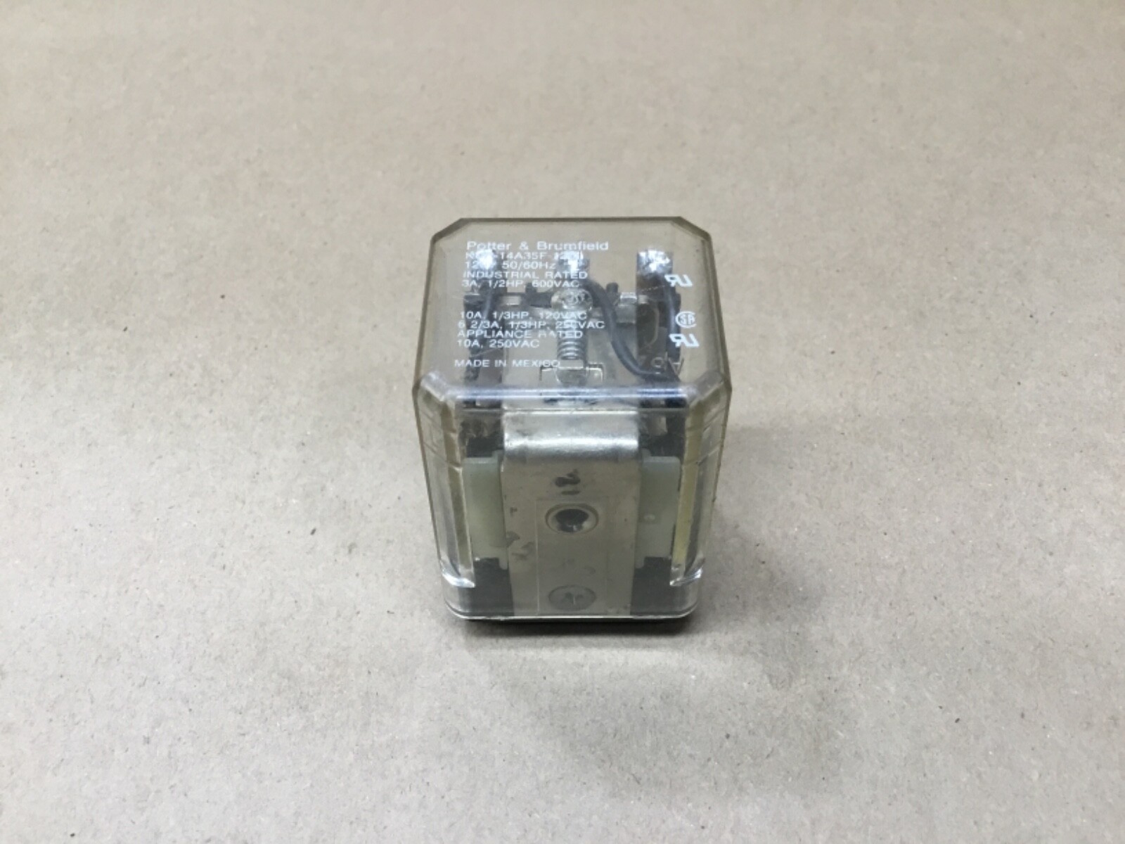POTTER & BRUMFIELD KUP-14A35F-120 RELAY 120V 11 Prong #77C42