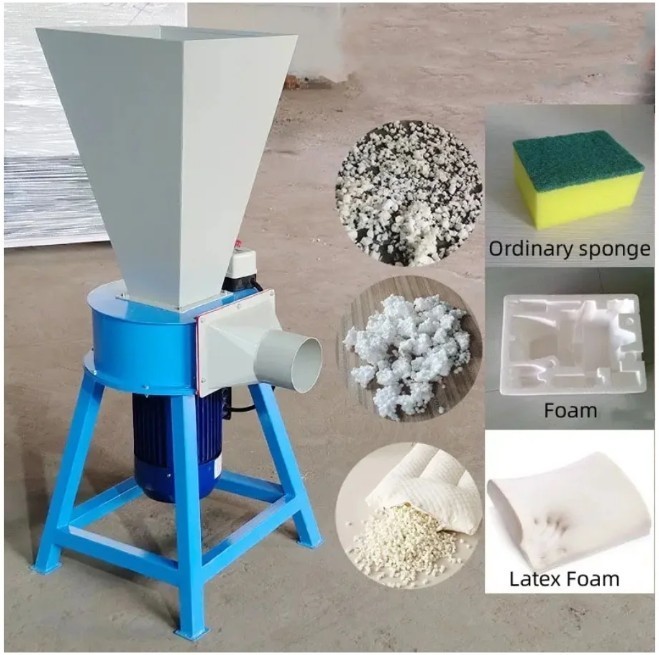 Sponge Crusher Sponge Corner Waste Mill Grinding Machine Sponge Particle Crusher