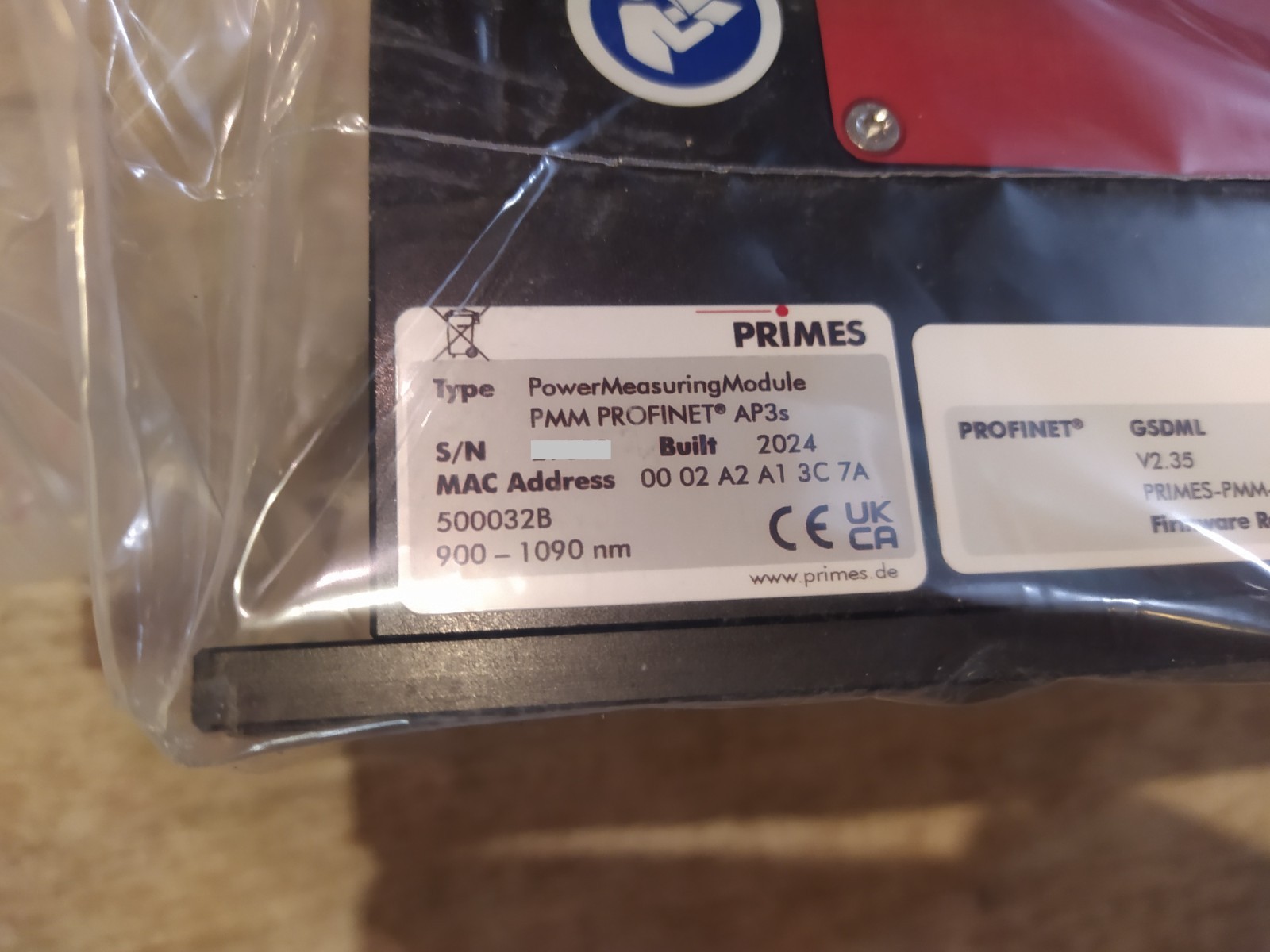 PRIMES POWER MEASURING MODULE PMM PROFINET AP3S [NEW] [2024]
