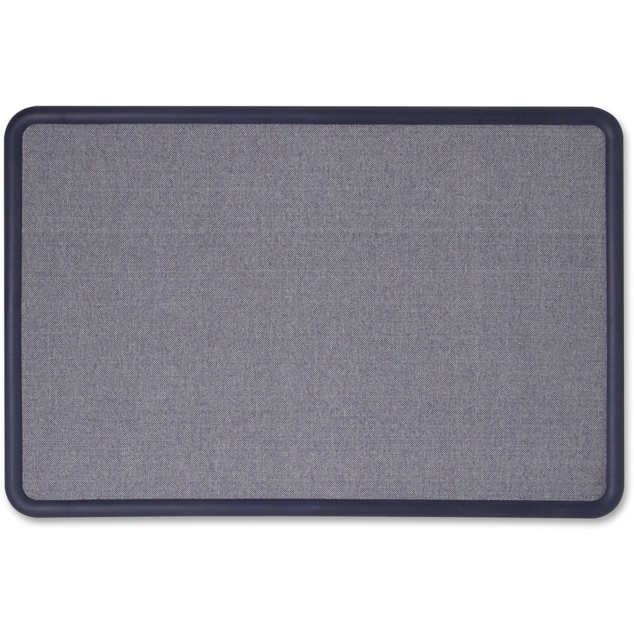 Quartet 7694BE Fabric Bulletin Board 36×48 Light Blue Frame