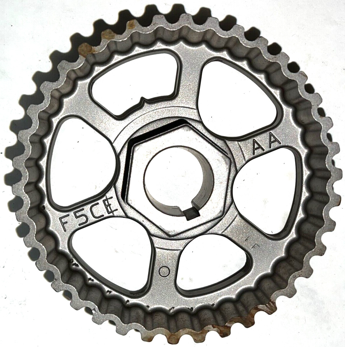 CAMSHAFT TIMING GEAR PULLEY F5CEAA 38 TEETH 4-1/2″ OD 15/16″ BORE 1-1/4″ WIDTH