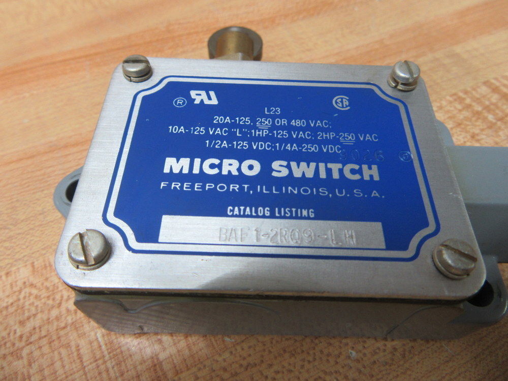 Micro Switch BAF1-2RQ9-LH Honeywell Limit Switch BAF12RQ9LH