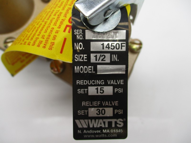 WATTS 4A822 15-30PSI 1/2″ NSMP
