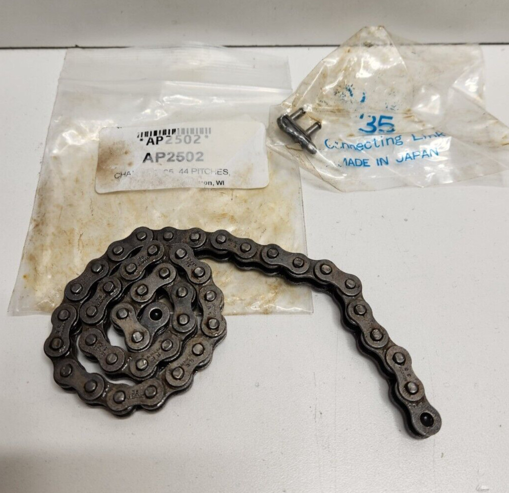NEW OLD STOCK! HKK ANSI 16″ CHAIN #5 44 PITCHES CHAIN AP2502