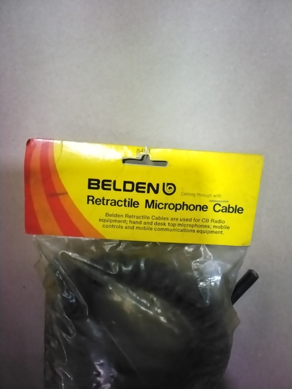 Belden 8491 Retractile Microphone Cable T37119