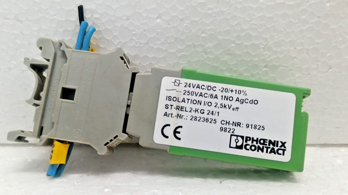 Phoenix Contact ST-REL2-KG 24/1 24 VAC/DC Art Nr : 2823625 Lot Of 3 Pcs
