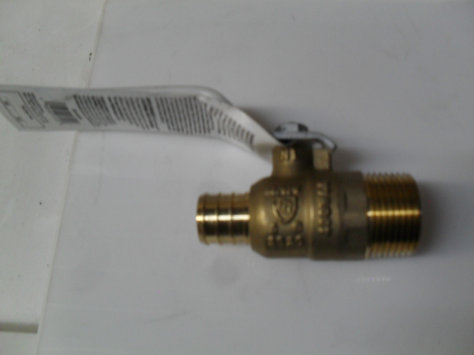 Watts 88009004 3/4 LFBV MIP x PEX 3/4″ Ball Valve Male x Pex Lead Free