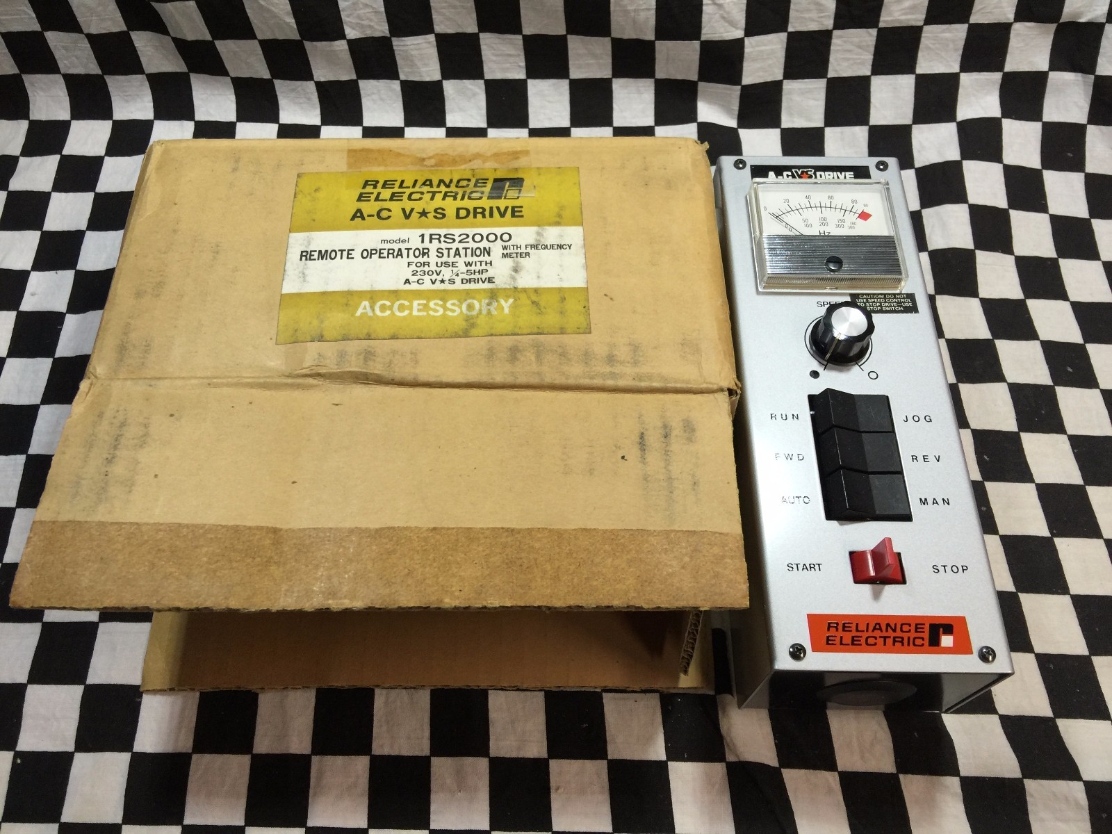 RELIANCE ELECTRIC REMOTE OPERATOR STATION, 1RS2000, Shipsameday RACK H #H73