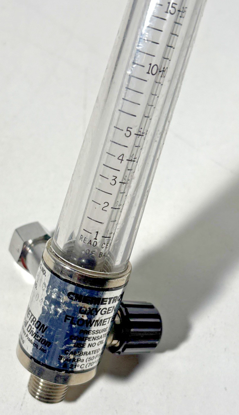Chemetron Oxygen Flowmeter 34-010133