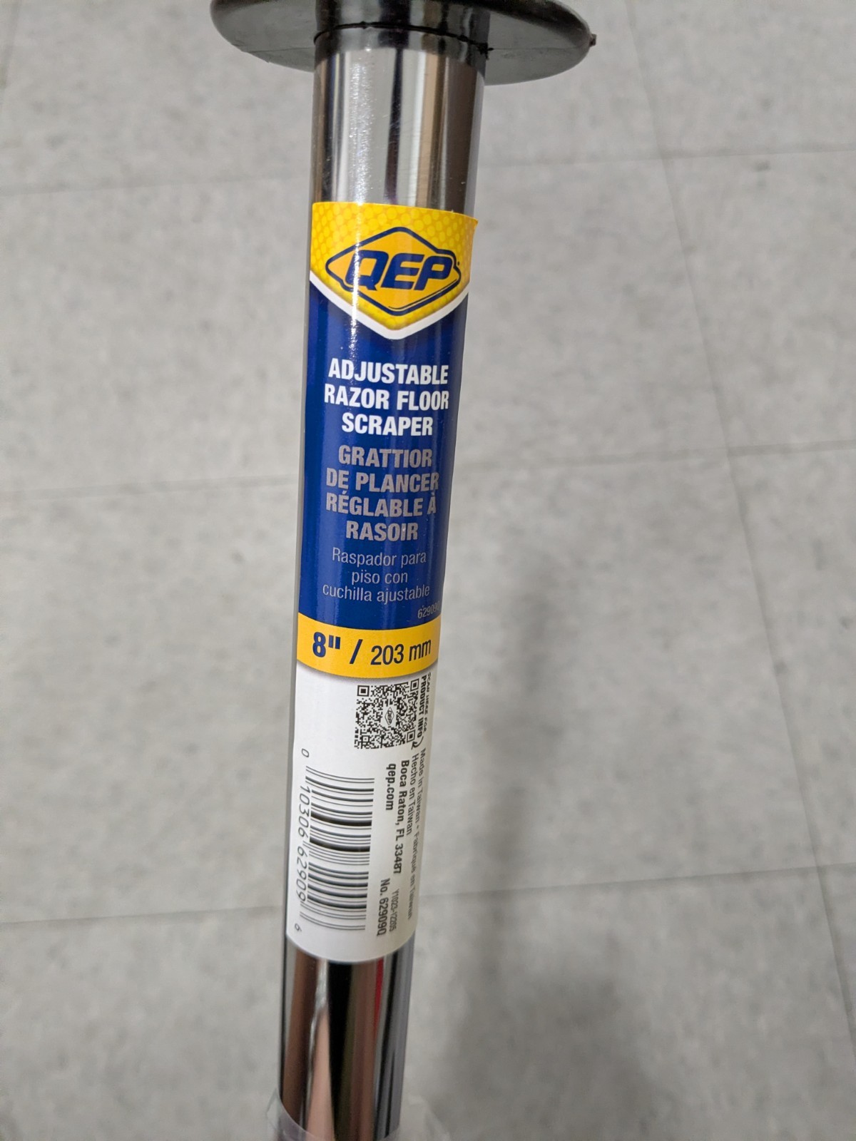 QEP 3/4 Inch Wide x 8 Inch Long, Steel Scraper 62909Q