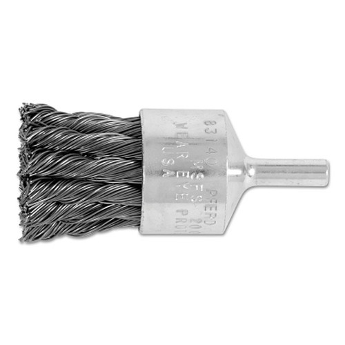PFERD 83140 Straight Cup Knot End Brush Carbon Steel 1in